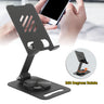 Kavirex 360 Degrees Rotate Metal Desk Mobile Phone Holder Stand For Phone Pad Adjustable Desktop Tablet Holderl Table Cell Phone Stand